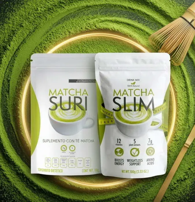 Matcha Slim — ingredientes naturales · Ecuador